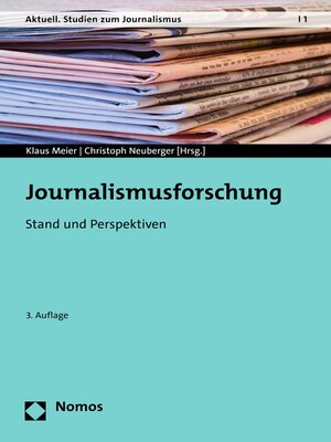 cover image of Journalismusforschung